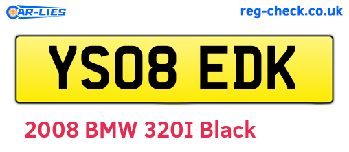 YS08EDK are the vehicle registration plates.