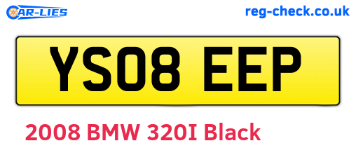 YS08EEP are the vehicle registration plates.