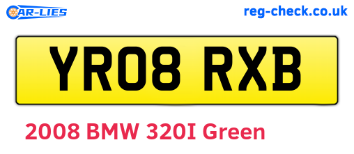 YR08RXB are the vehicle registration plates.