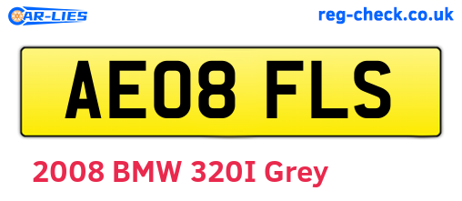 AE08FLS are the vehicle registration plates.