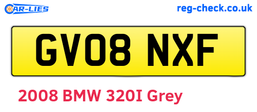 GV08NXF are the vehicle registration plates.