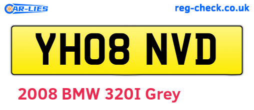 YH08NVD are the vehicle registration plates.