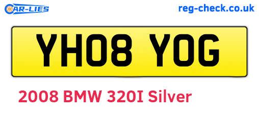 YH08YOG are the vehicle registration plates.
