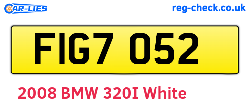 FIG7052 are the vehicle registration plates.