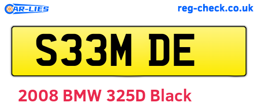 S33MDE are the vehicle registration plates.