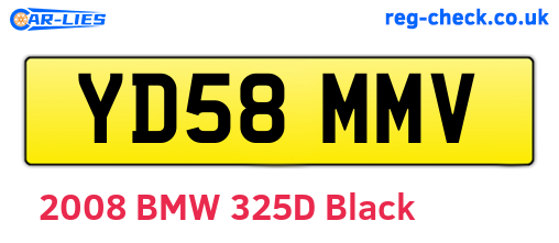 YD58MMV are the vehicle registration plates.