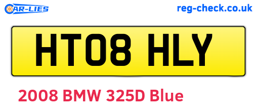 HT08HLY are the vehicle registration plates.