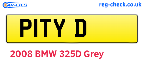 P1TYD are the vehicle registration plates.