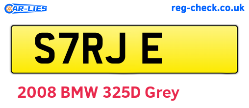 S7RJE are the vehicle registration plates.
