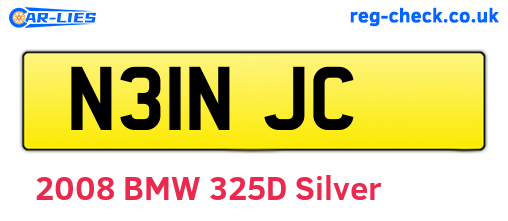 N31NJC are the vehicle registration plates.