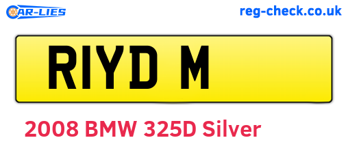 R1YDM are the vehicle registration plates.