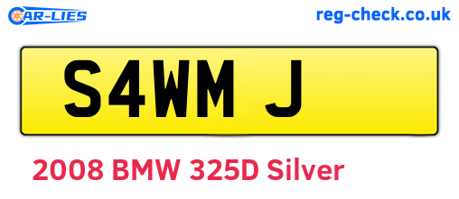 S4WMJ are the vehicle registration plates.