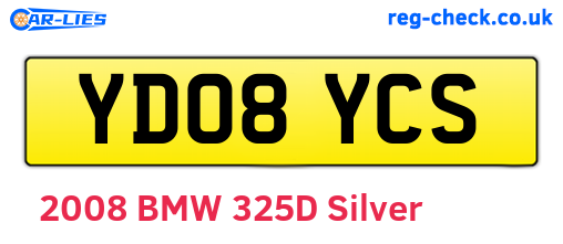 YD08YCS are the vehicle registration plates.