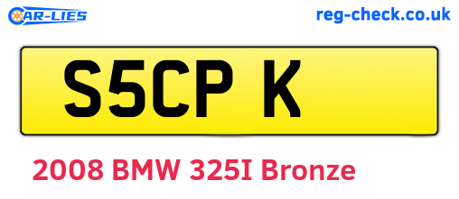 S5CPK are the vehicle registration plates.