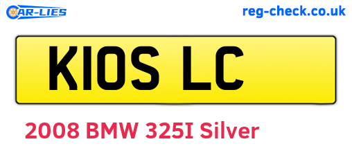K10SLC are the vehicle registration plates.