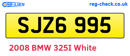 SJZ6995 are the vehicle registration plates.