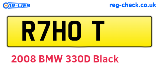 R7HOT are the vehicle registration plates.