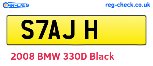 S7AJH are the vehicle registration plates.