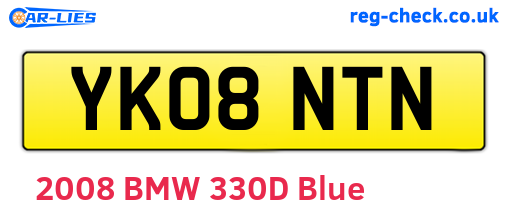 YK08NTN are the vehicle registration plates.