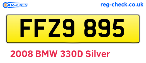 FFZ9895 are the vehicle registration plates.