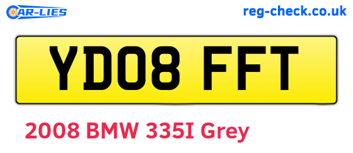YD08FFT are the vehicle registration plates.