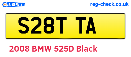 S28TTA are the vehicle registration plates.
