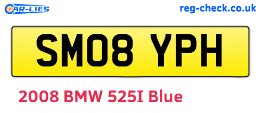 SM08YPH are the vehicle registration plates.