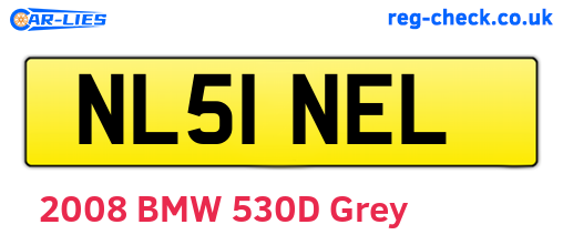 NL51NEL are the vehicle registration plates.