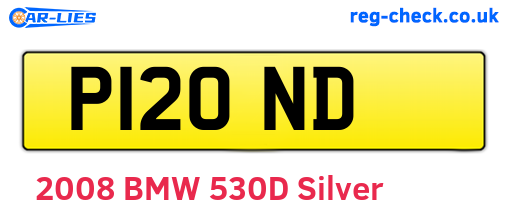 P12OND are the vehicle registration plates.