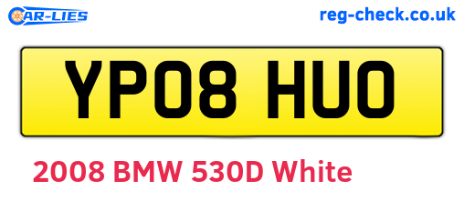 YP08HUO are the vehicle registration plates.