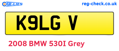 K9LGV are the vehicle registration plates.