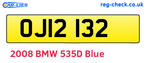 OJI2132 are the vehicle registration plates.