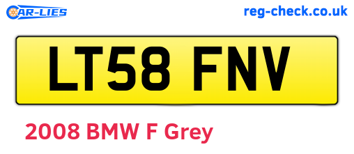 LT58FNV are the vehicle registration plates.