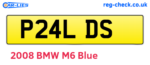 P24LDS are the vehicle registration plates.