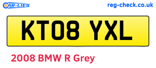 KT08YXL are the vehicle registration plates.