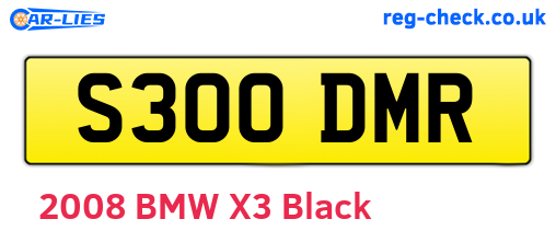 S300DMR are the vehicle registration plates.