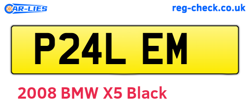 P24LEM are the vehicle registration plates.
