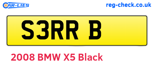 S3RRB are the vehicle registration plates.