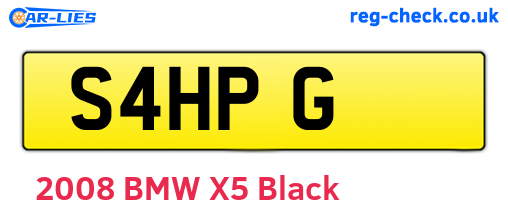 S4HPG are the vehicle registration plates.