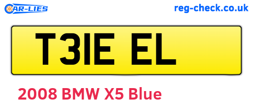 T31EEL are the vehicle registration plates.