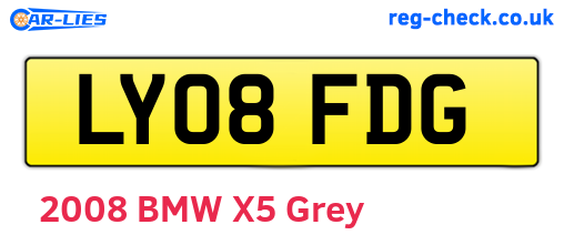 LY08FDG are the vehicle registration plates.