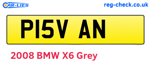 P15VAN are the vehicle registration plates.