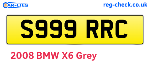 S999RRC are the vehicle registration plates.