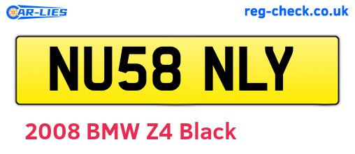 NU58NLY are the vehicle registration plates.