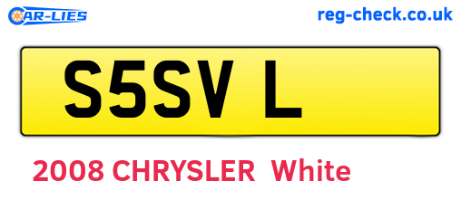 S5SVL are the vehicle registration plates.
