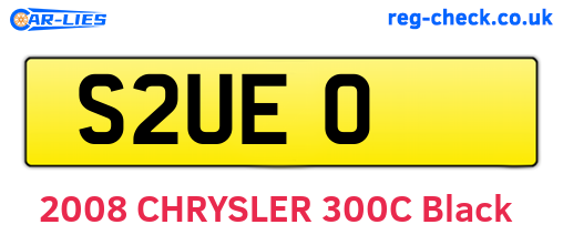 S2UEO are the vehicle registration plates.