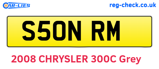 S50NRM are the vehicle registration plates.