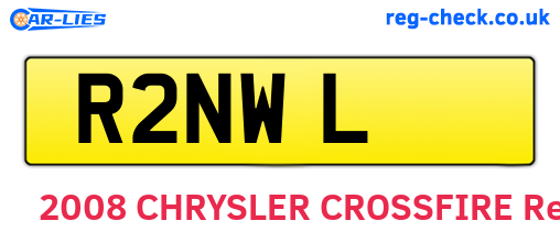 R2NWL are the vehicle registration plates.