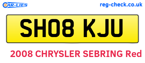 SH08KJU are the vehicle registration plates.
