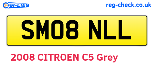 SM08NLL are the vehicle registration plates.